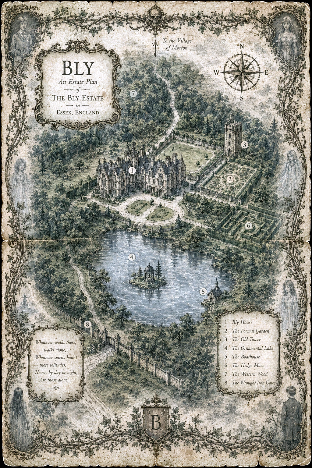 The Bly Estate - Atlas of the Imagined artwork by Cryolith