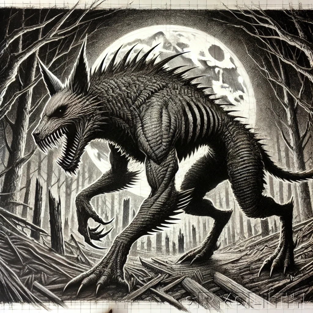 Chupacabra - Beasts Deconstructed artwork by Cryolith