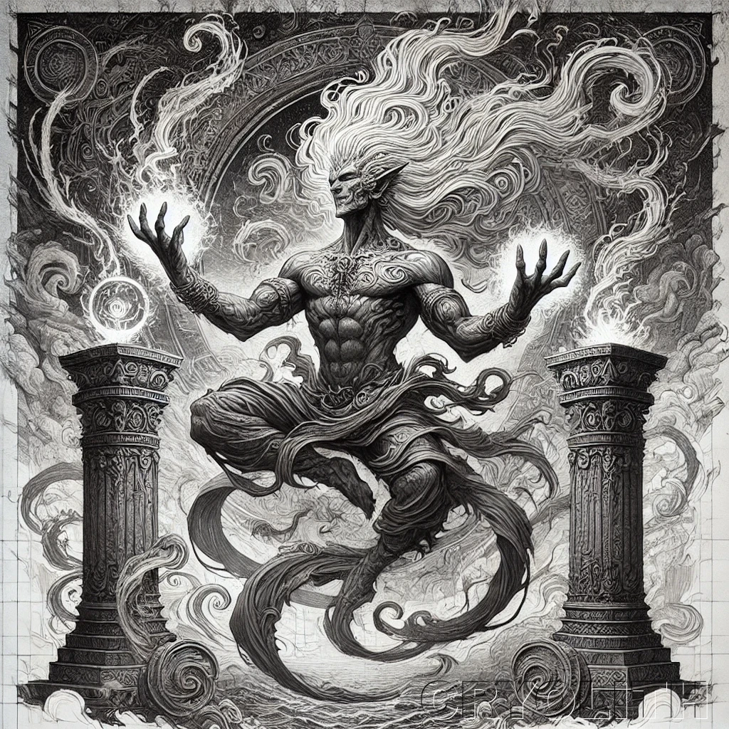 Djinn - Beasts Deconstructed artwork by Cryolith