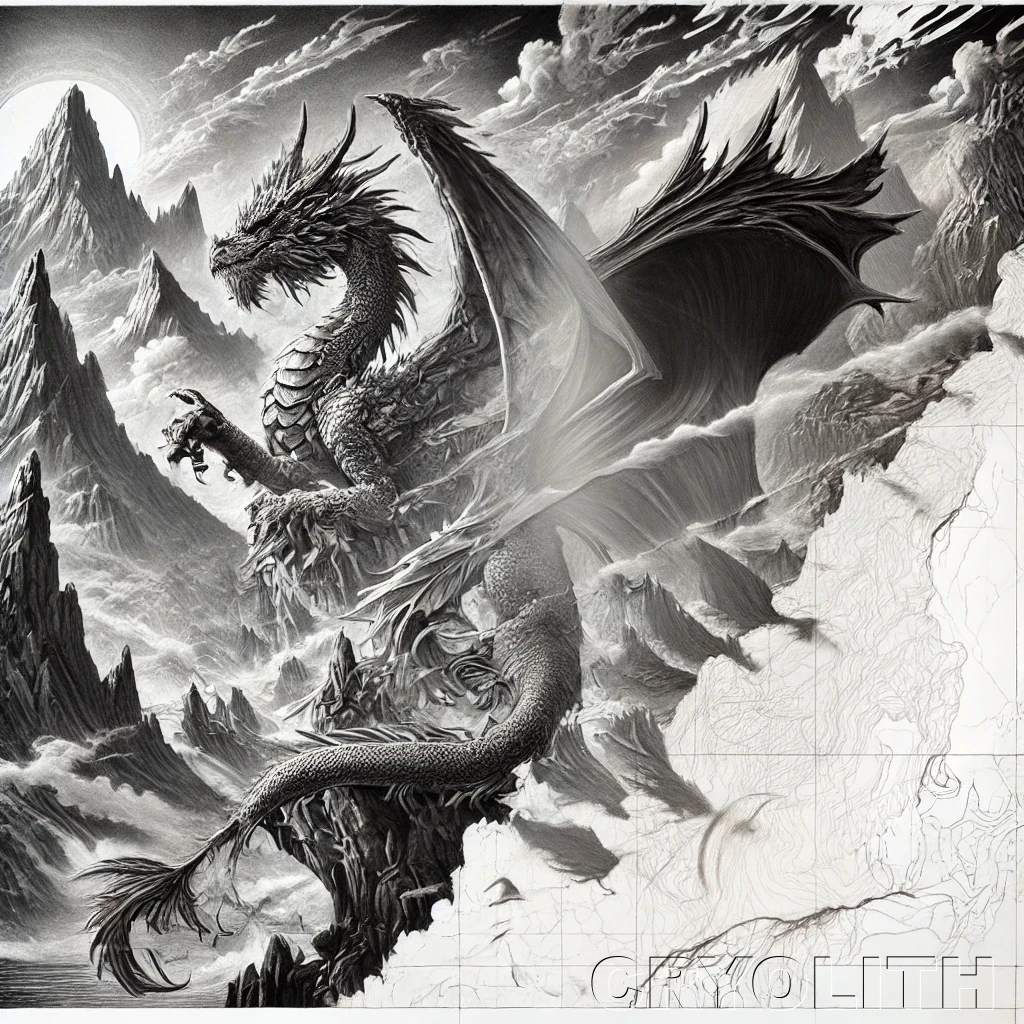 Dragon - Beasts Deconstructed artwork by Cryolith