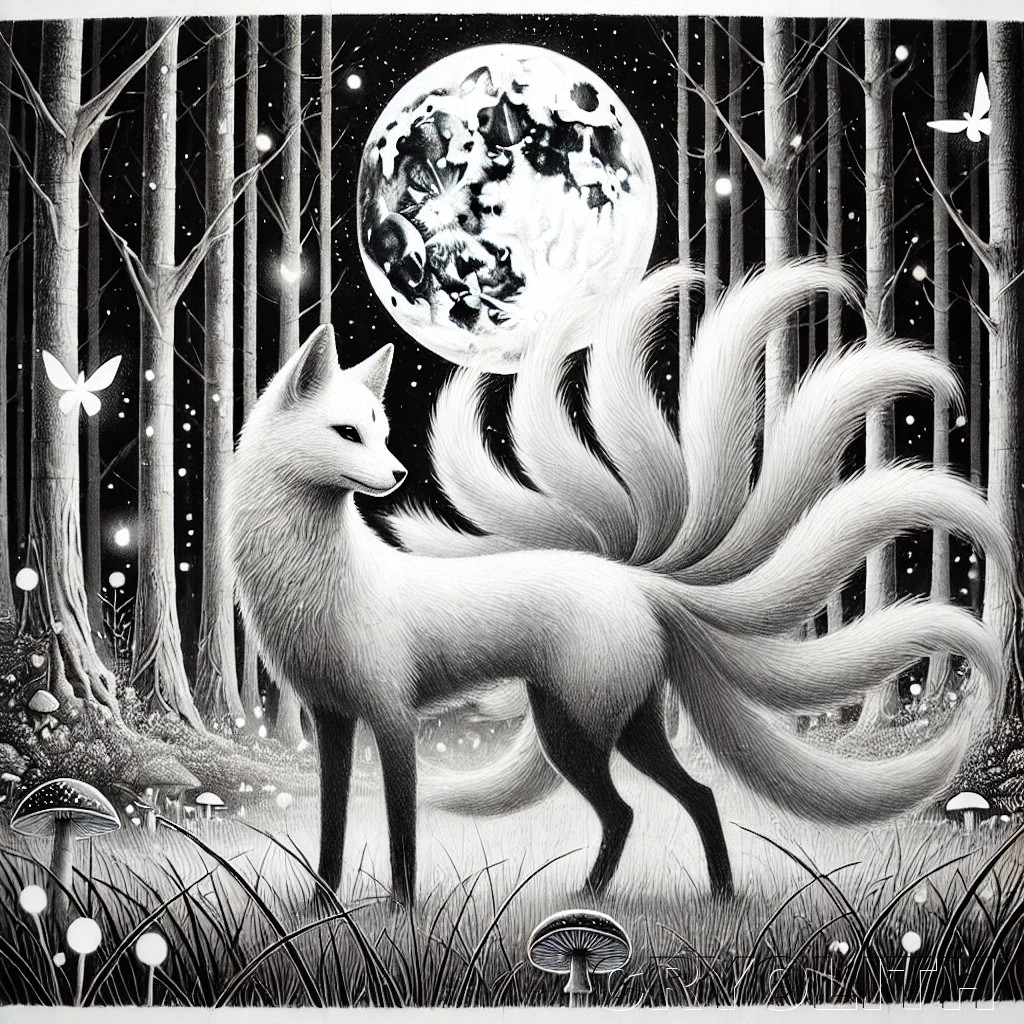 Kitsune - Beasts Deconstructed artwork by Cryolith