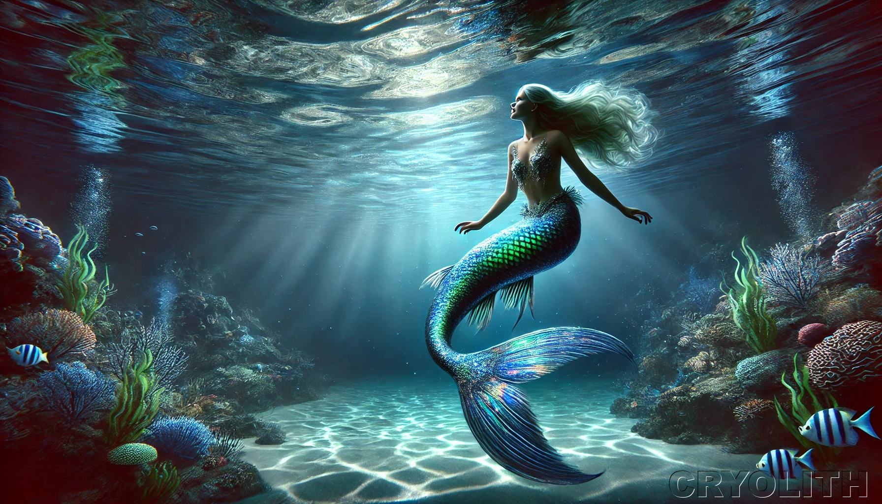Mermaid - Mystical Beasts artwork by Cryolith