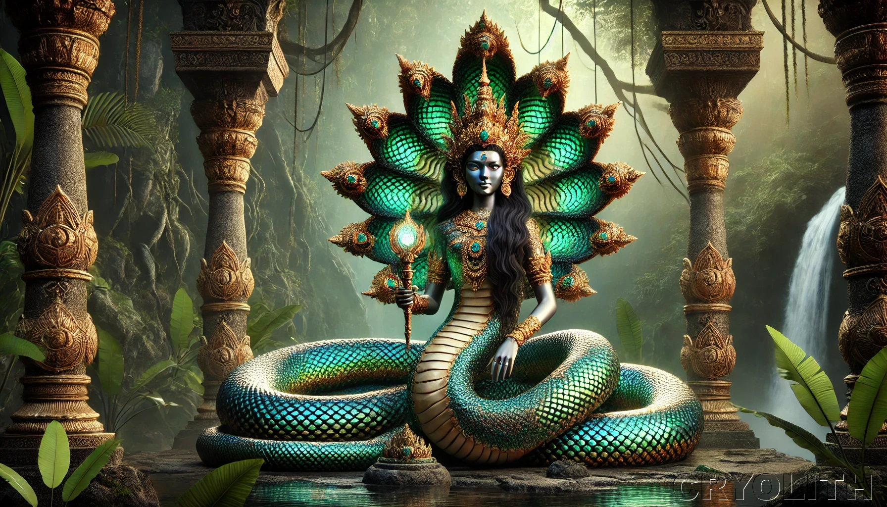 Naga - Mystical Beasts artwork by Cryolith