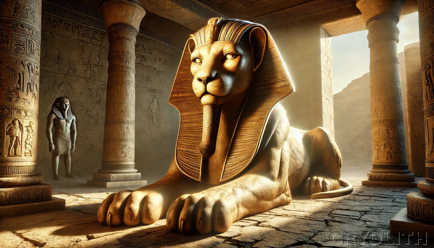 Sphinx - Mystical Beasts artwork by Cryolith