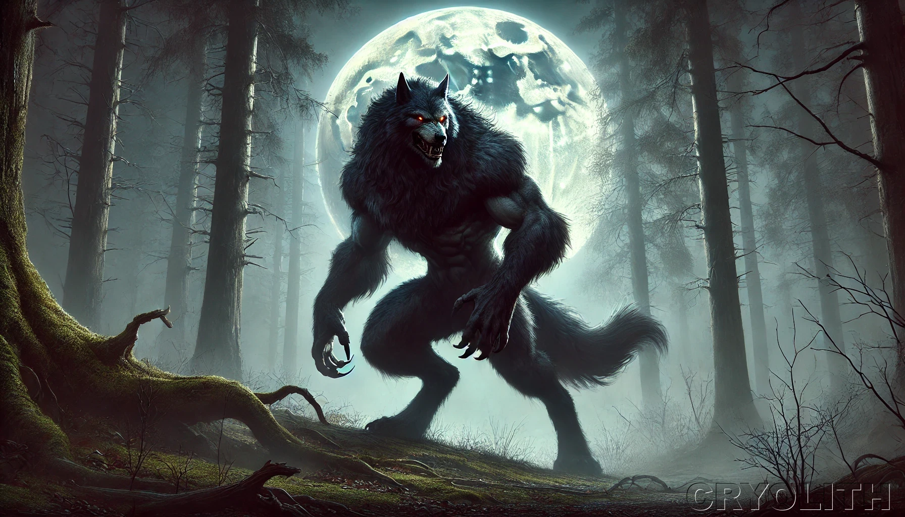 Werewolf - Mystical Beasts artwork by Cryolith