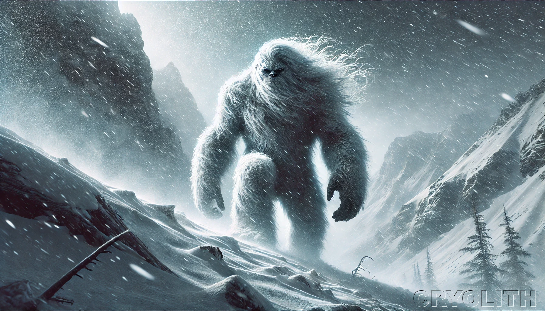 Yeti - Mystical Beasts artwork by Cryolith