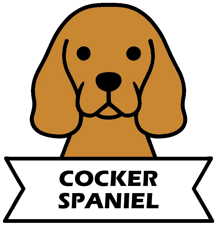 Cocker Spaniel - Breed Badges artwork by Cryolith