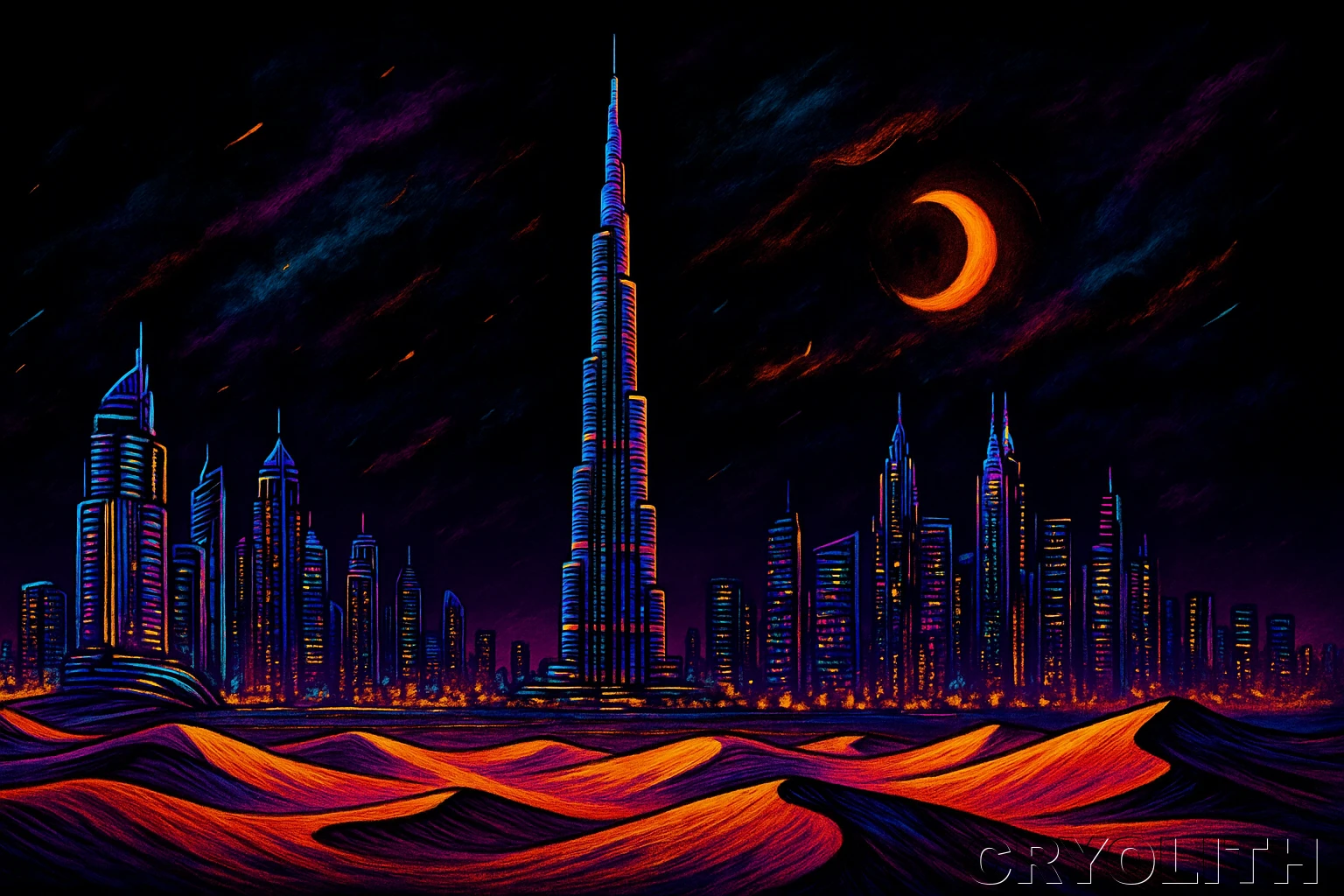 Desert Jewel - Chromatic Journeys artwork by Cryolith