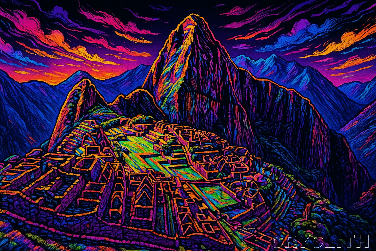Citadel of the Sun God - Chromatic Journeys artwork by Cryolith
