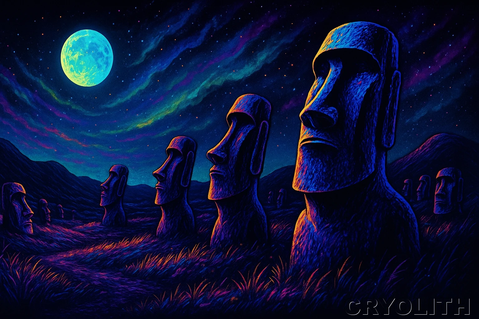 Guardians of the Cosmic Shore - Chromatic Journeys artwork by Cryolith