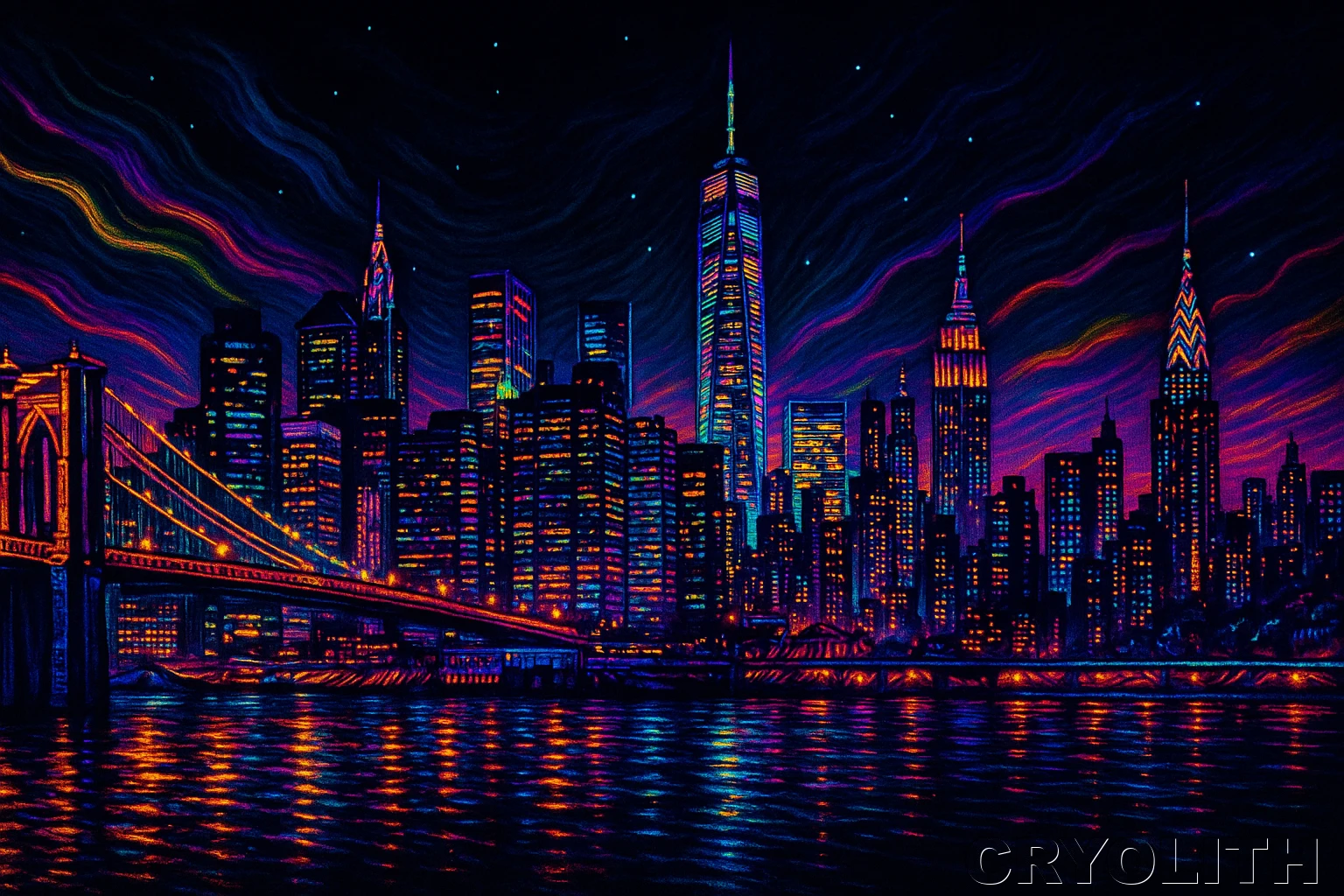 Metropolis Glow - Chromatic Journeys artwork by Cryolith