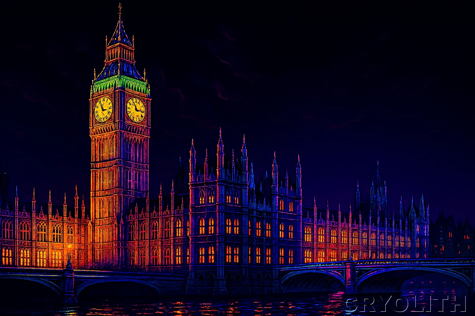 Westminster Nocturne - Chromatic Journeys artwork by Cryolith