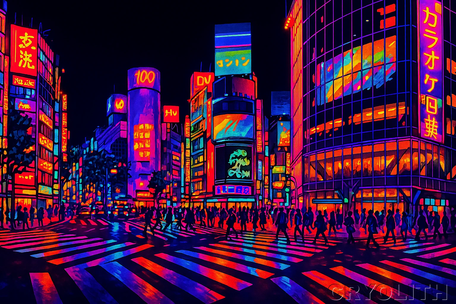 Shibuya Scramble - Chromatic Journeys artwork by Cryolith