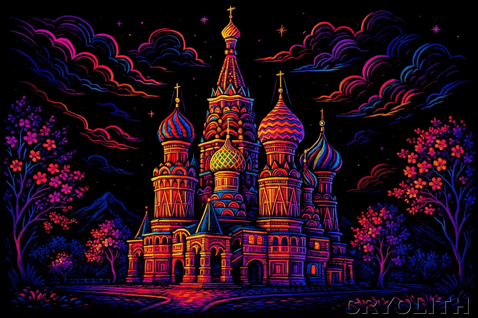 Kremlin Kaleidoscope - Chromatic Journeys artwork by Cryolith