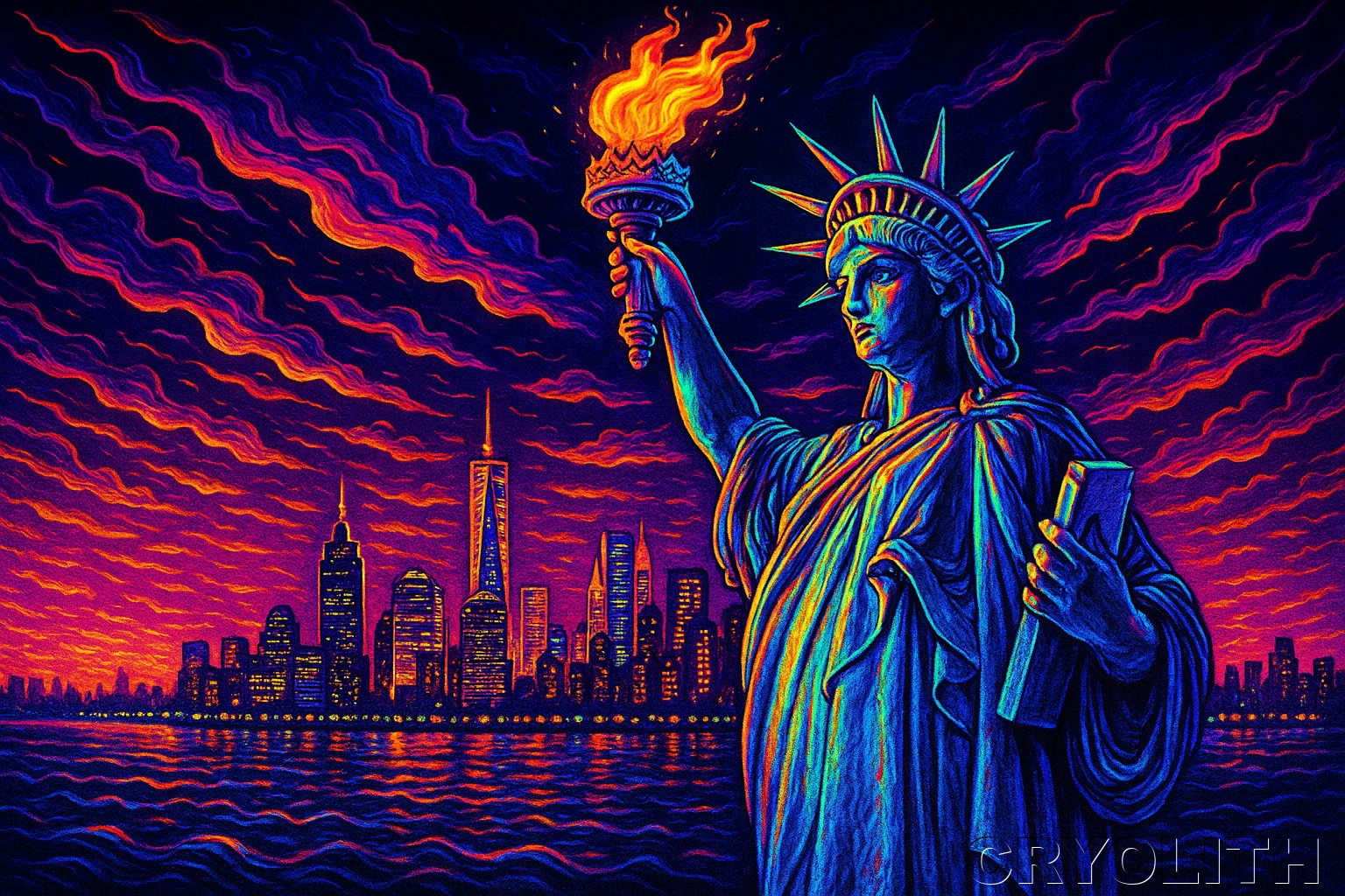 Beacon of Liberty - Chromatic Journeys artwork by Cryolith