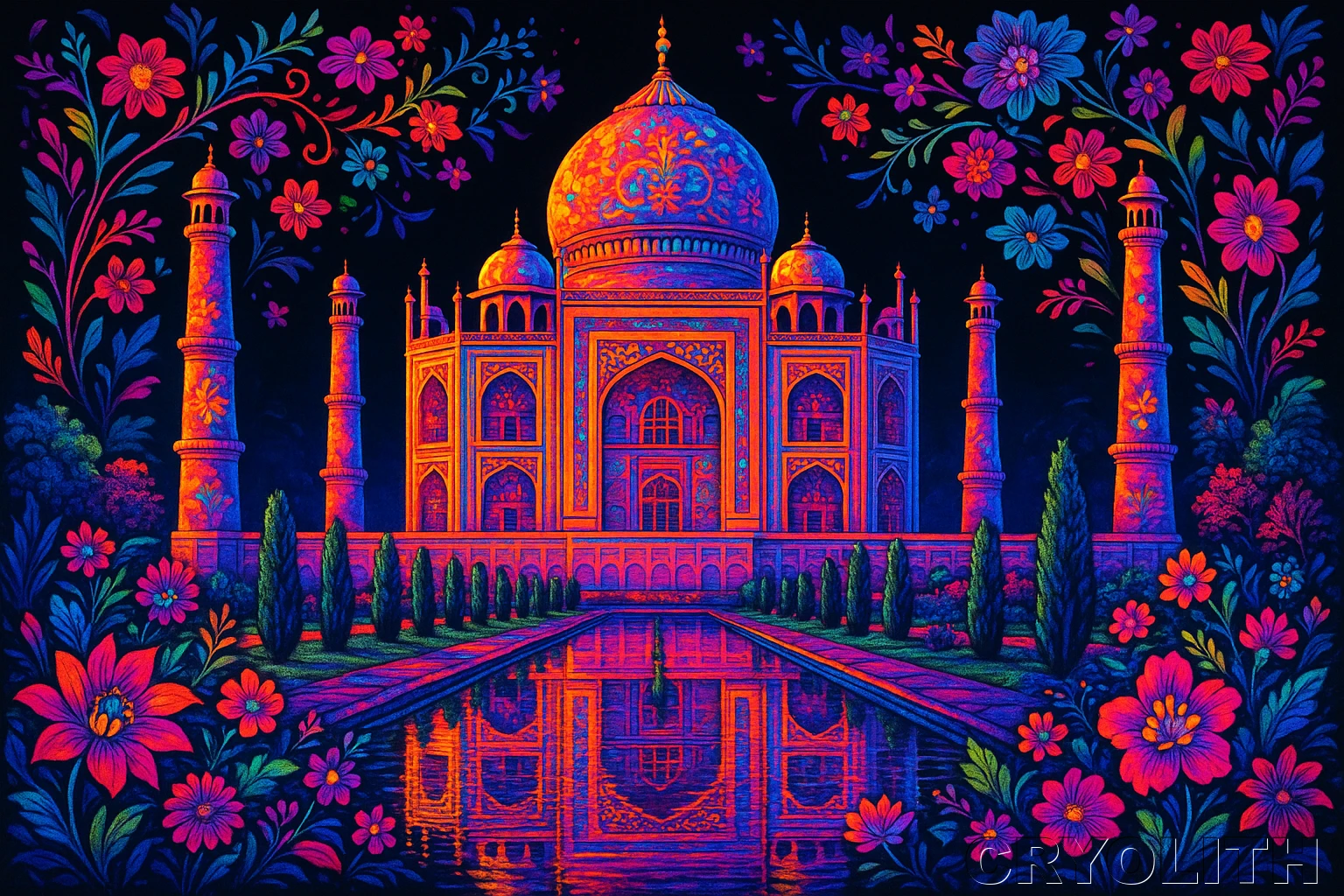 Jewel of Agra - Chromatic Journeys artwork by Cryolith