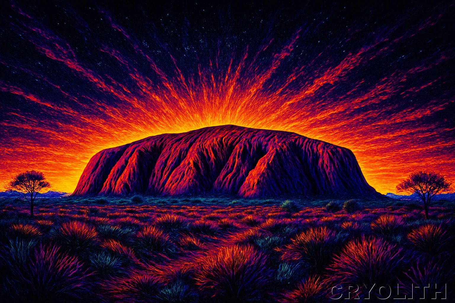 Heartbeat of the Desert - Chromatic Journeys artwork by Cryolith