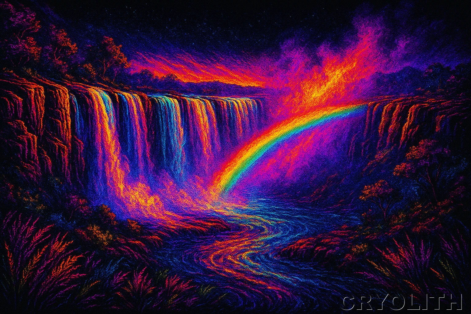 The Smoke That Glows - Chromatic Journeys artwork by Cryolith