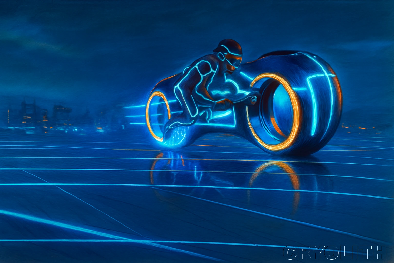 I Fight for the Users - Cinematic Lines artwork by Cryolith