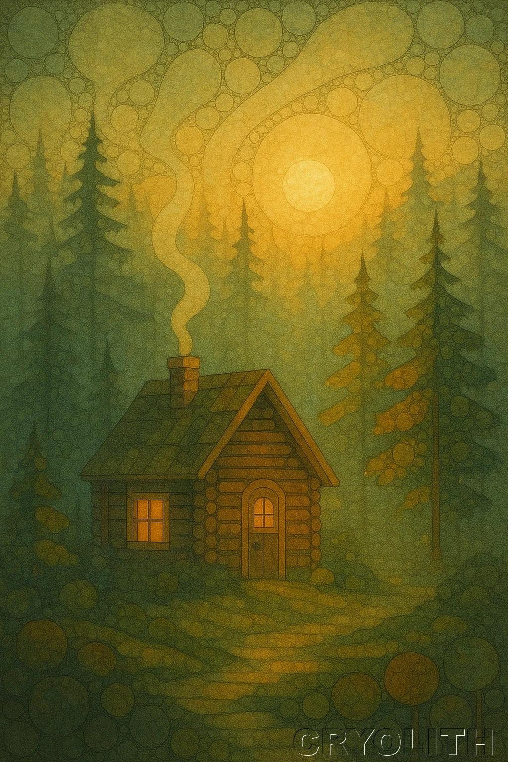The Hearth of the Woods - Circular Harmony artwork by Cryolith