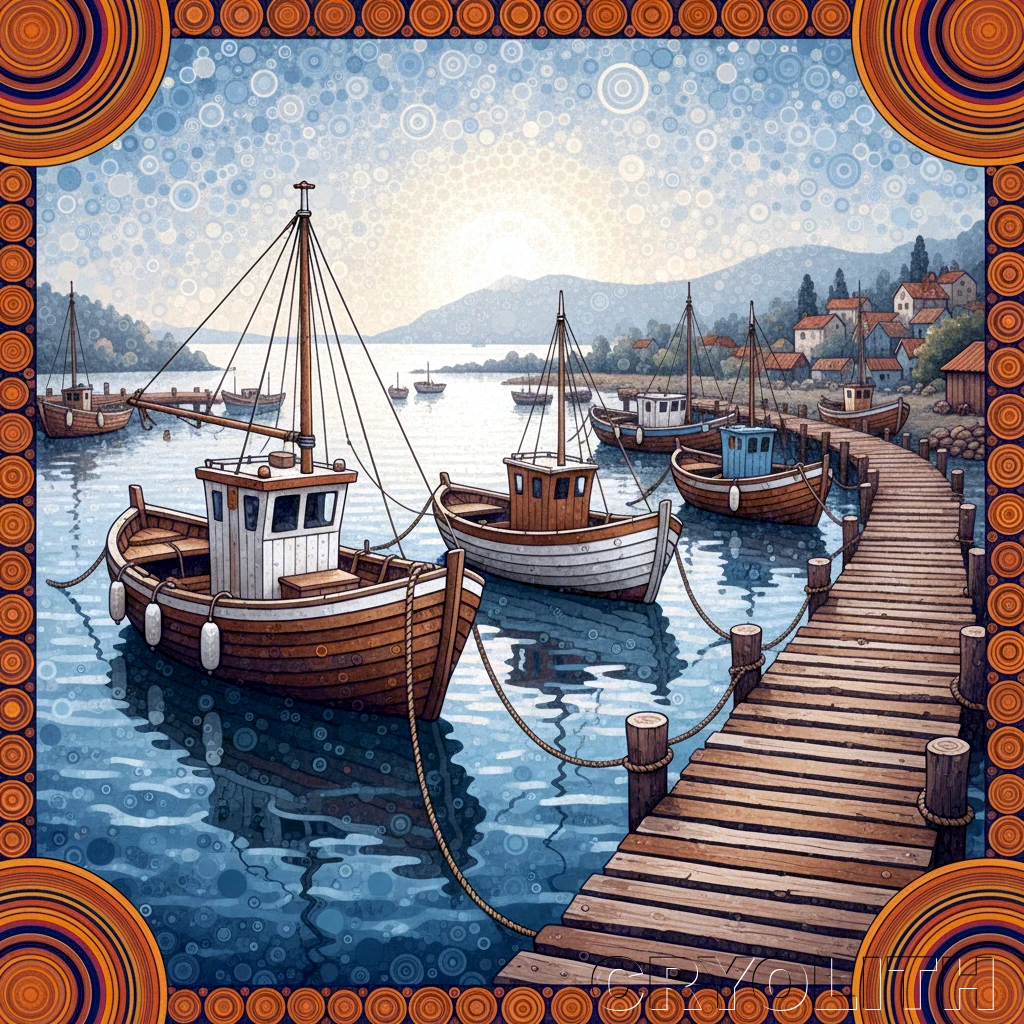 Harbour of Dreams - Circular Harmony artwork by Cryolith