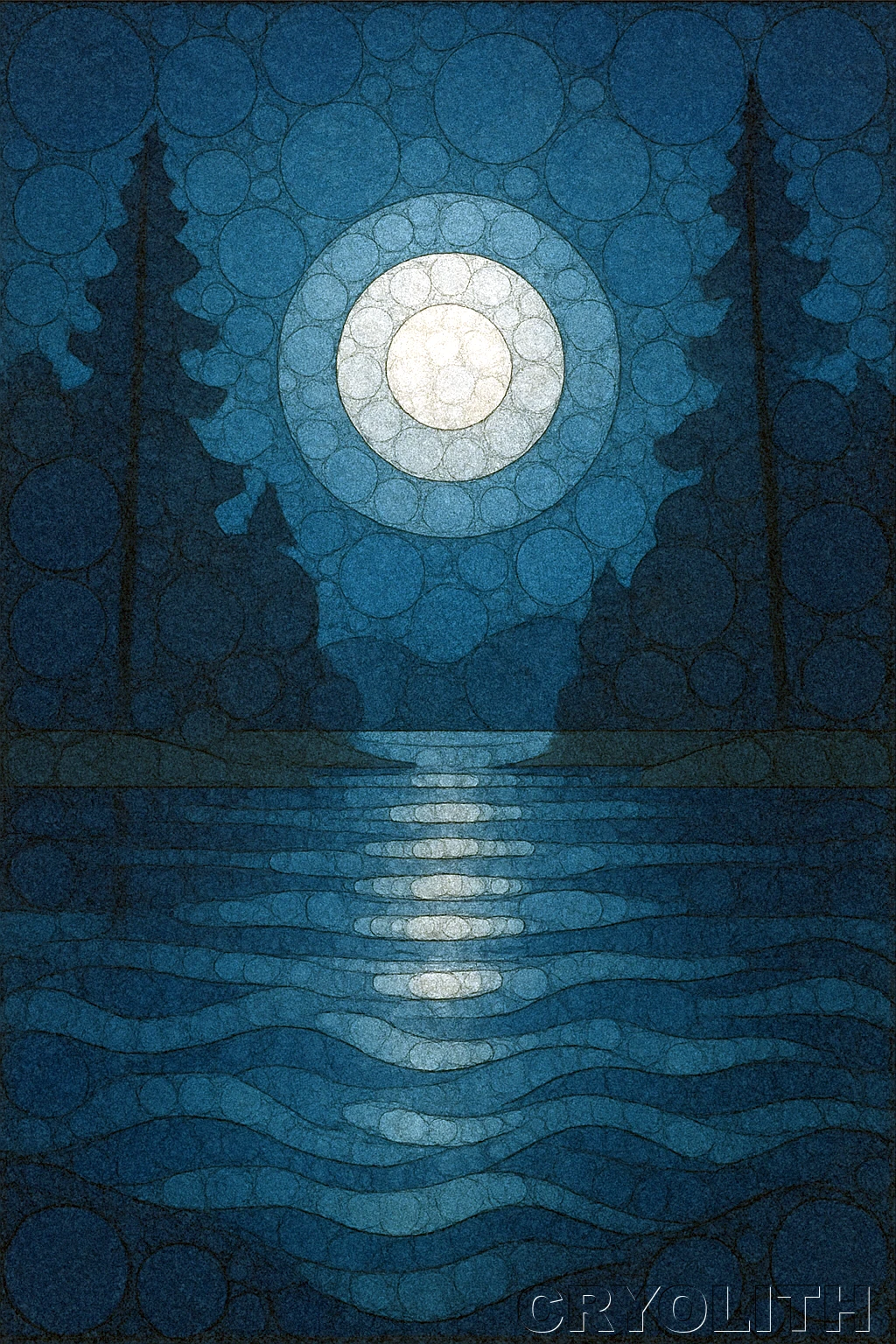 Lunar Reflection - Circular Harmony artwork by Cryolith