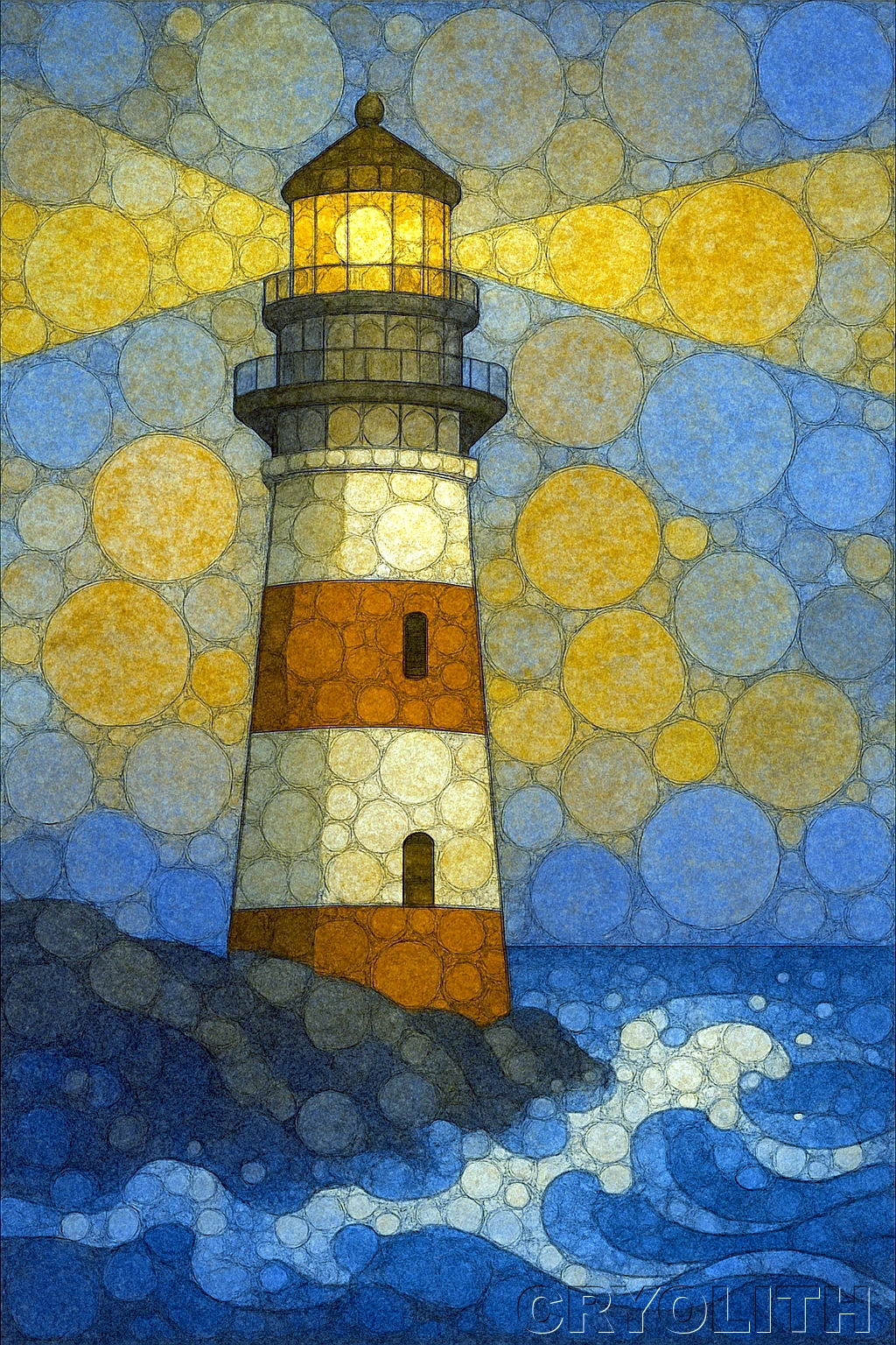 The Guiding Light - Circular Harmony artwork by Cryolith