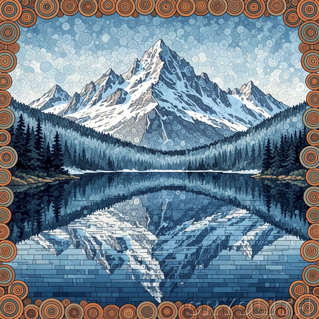 The Great Mirror - Circular Harmony artwork by Cryolith