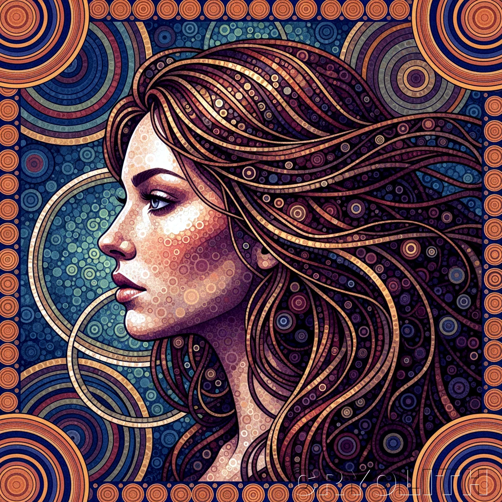 Muse in Mosaic - Circular Harmony artwork by Cryolith