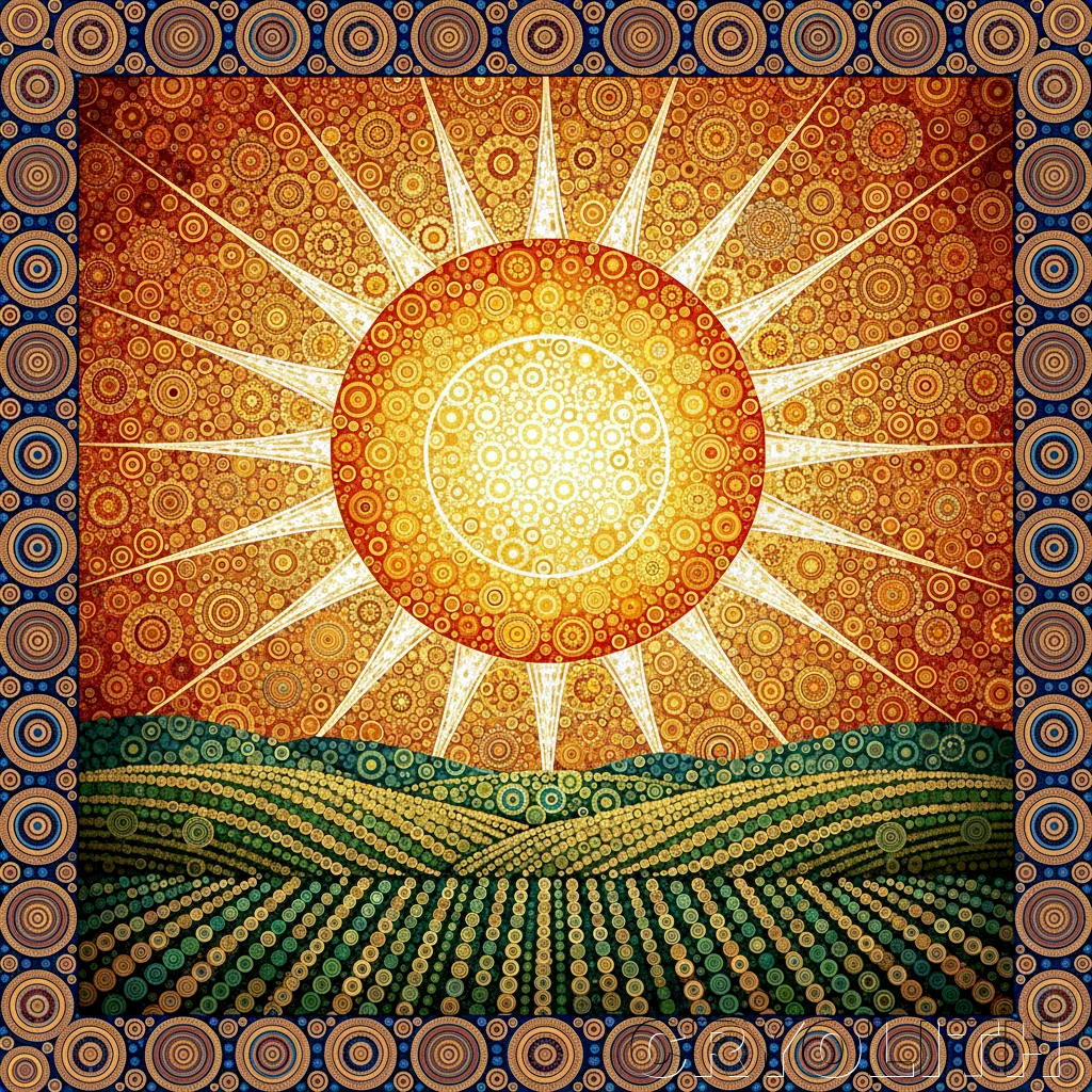 Harvest Sun - Circular Harmony artwork by Cryolith
