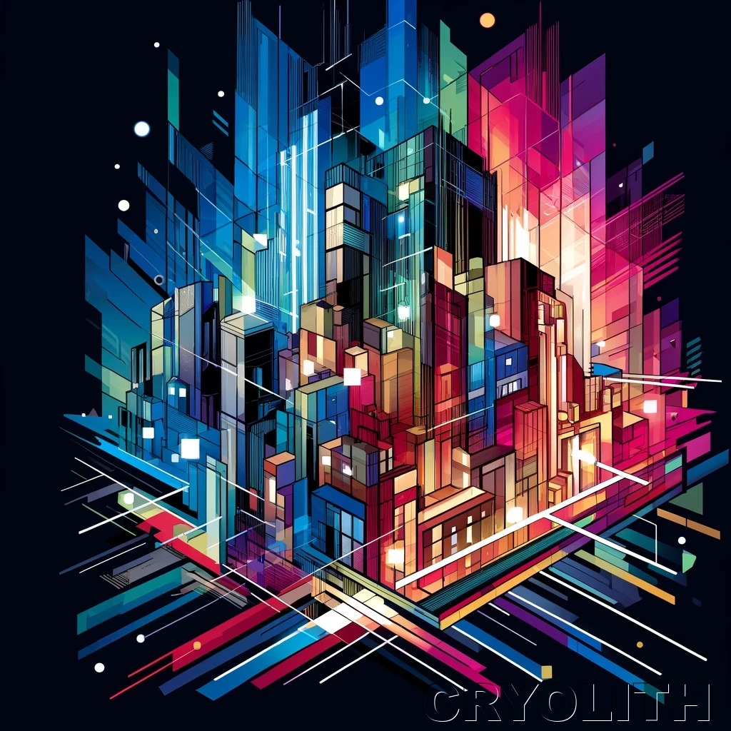 Geometric Pulse - CityScapes artwork by Cryolith