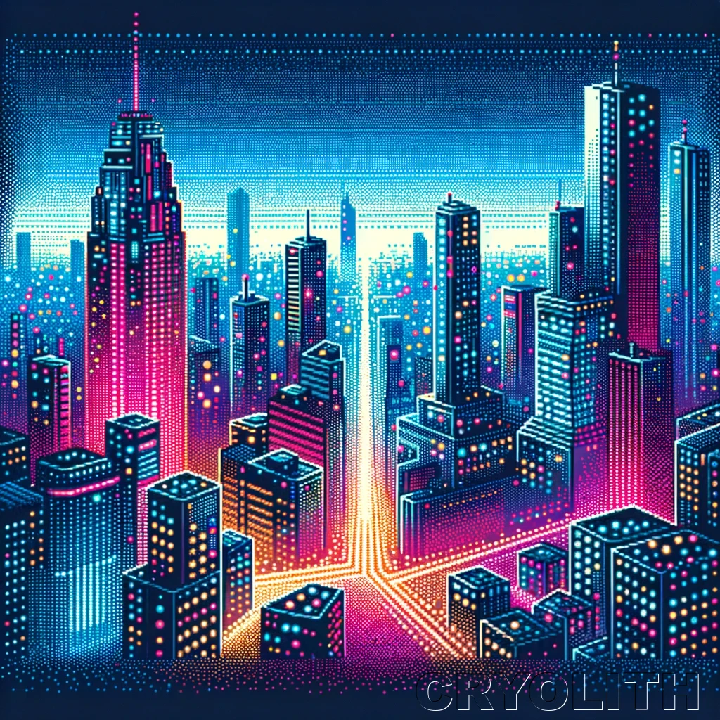 Digital Pointillism - CityScapes artwork by Cryolith
