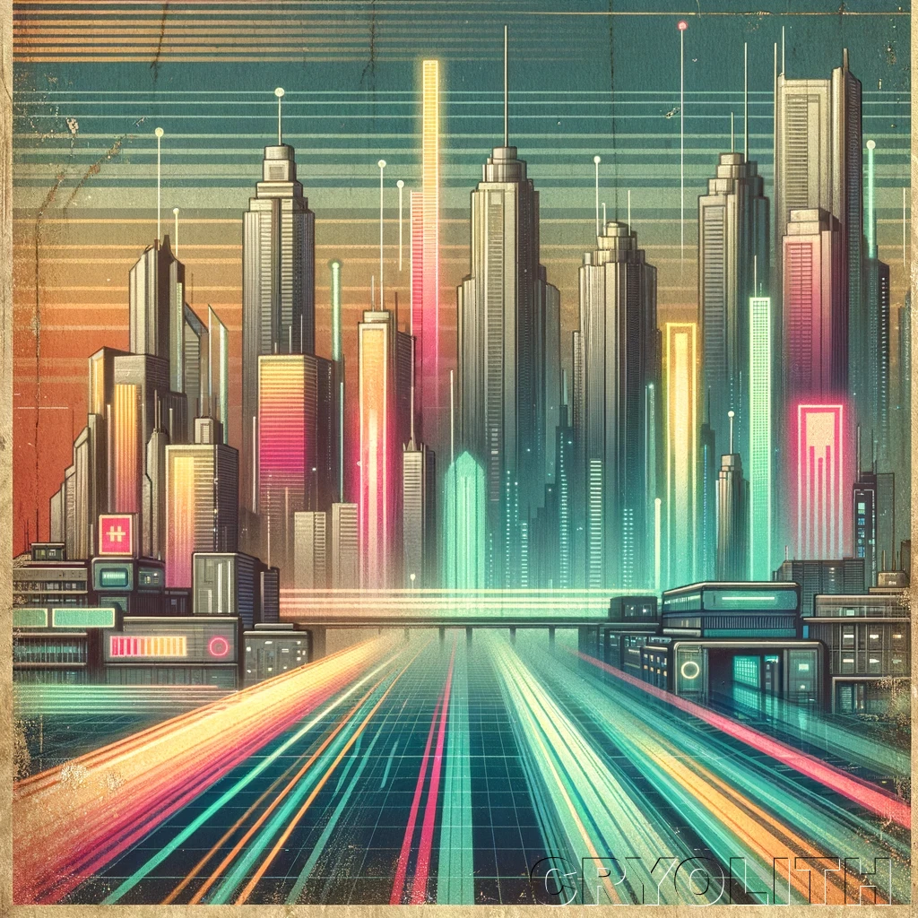 Retro Future - CityScapes artwork by Cryolith