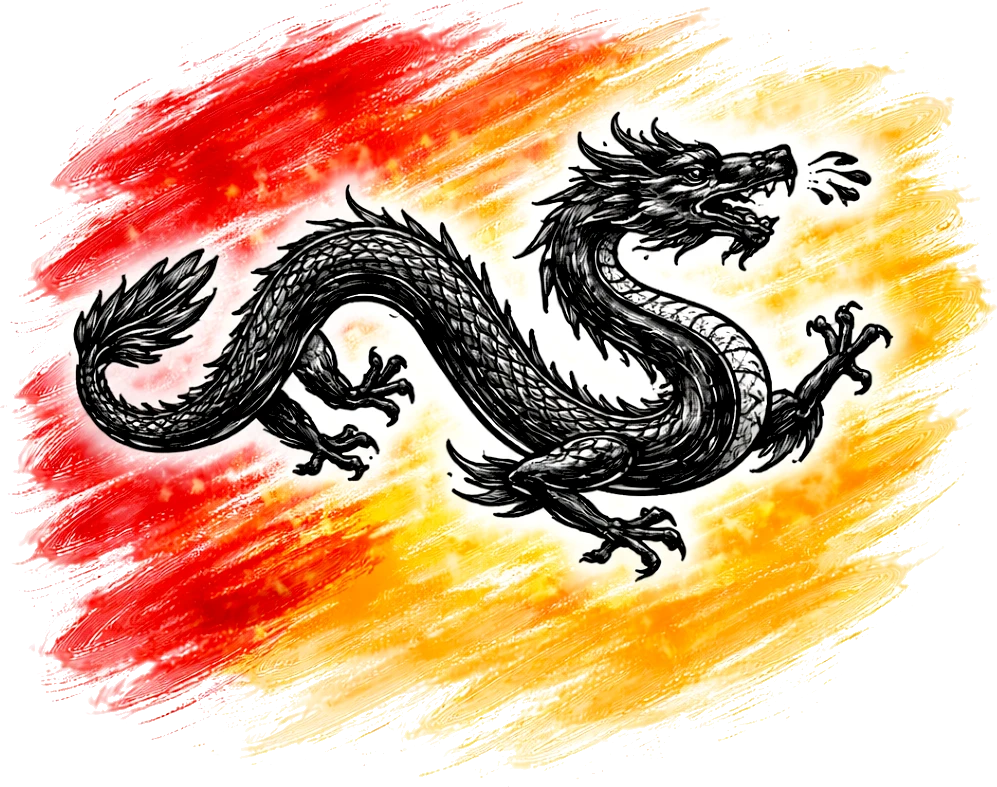 Dragon of the East - Colours of the World artwork by Cryolith