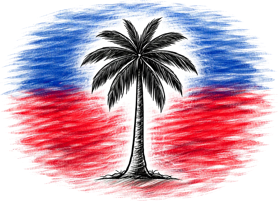 Island Palm - Colours of the World artwork by Cryolith
