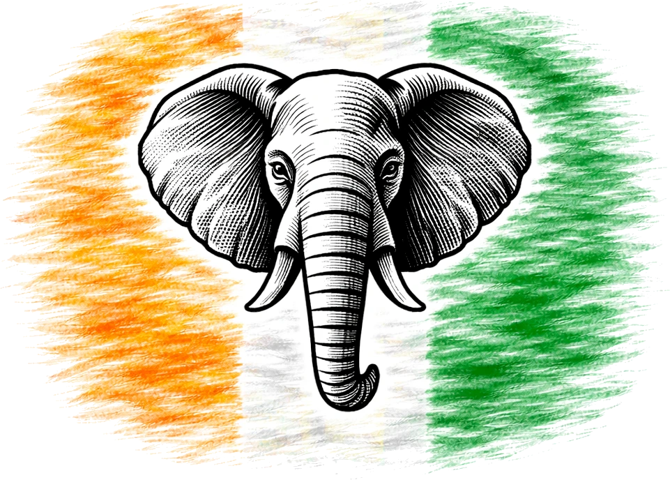 Ivory Strength - Colours of the World artwork by Cryolith