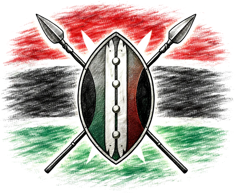 Shield of the Savannah - Colours of the World artwork by Cryolith