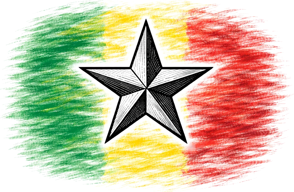 Star of Dakar - Colours of the World artwork by Cryolith