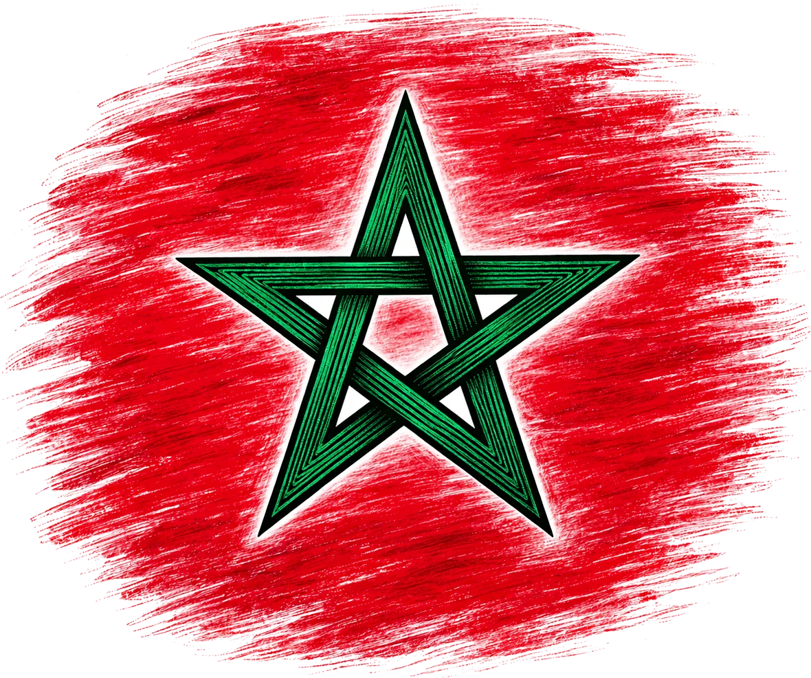 Star of Marrakech - Colours of the World artwork by Cryolith