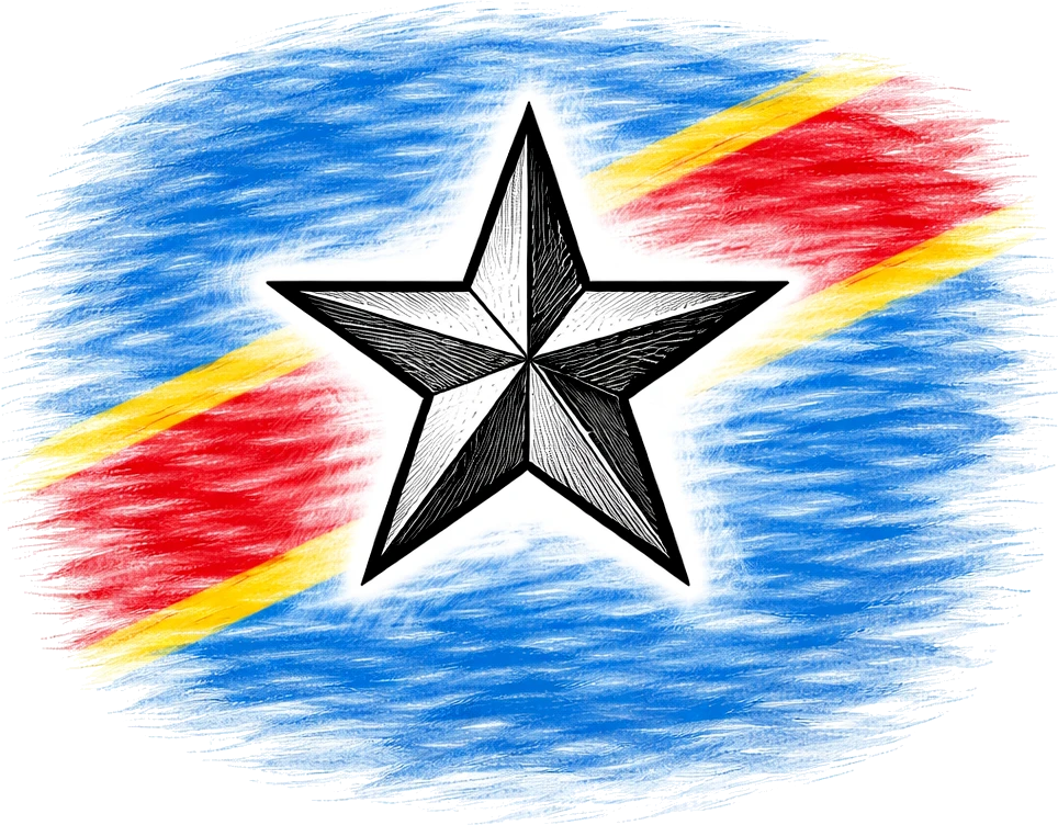 Star of the Congo - Colours of the World artwork by Cryolith