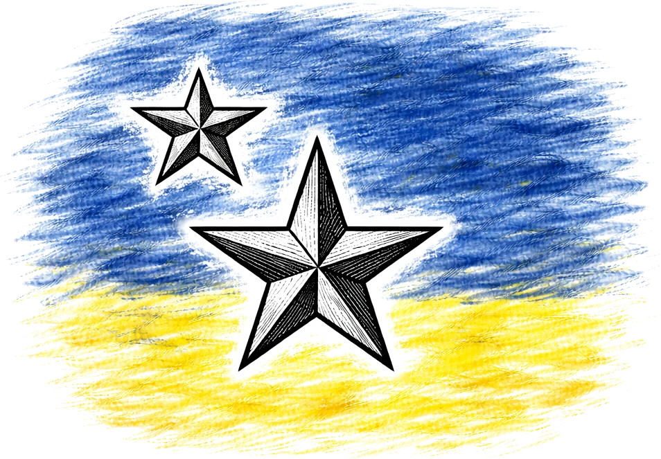 Twin Stars of the Caribbean - Colours of the World artwork by Cryolith