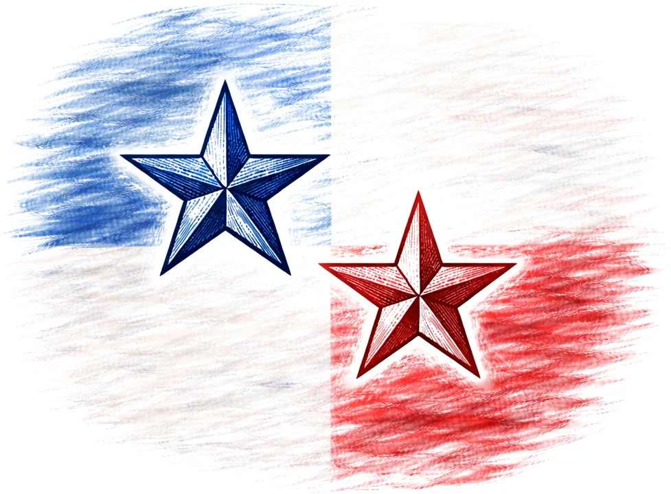 Twin Stars of the Isthmus - Colours of the World artwork by Cryolith