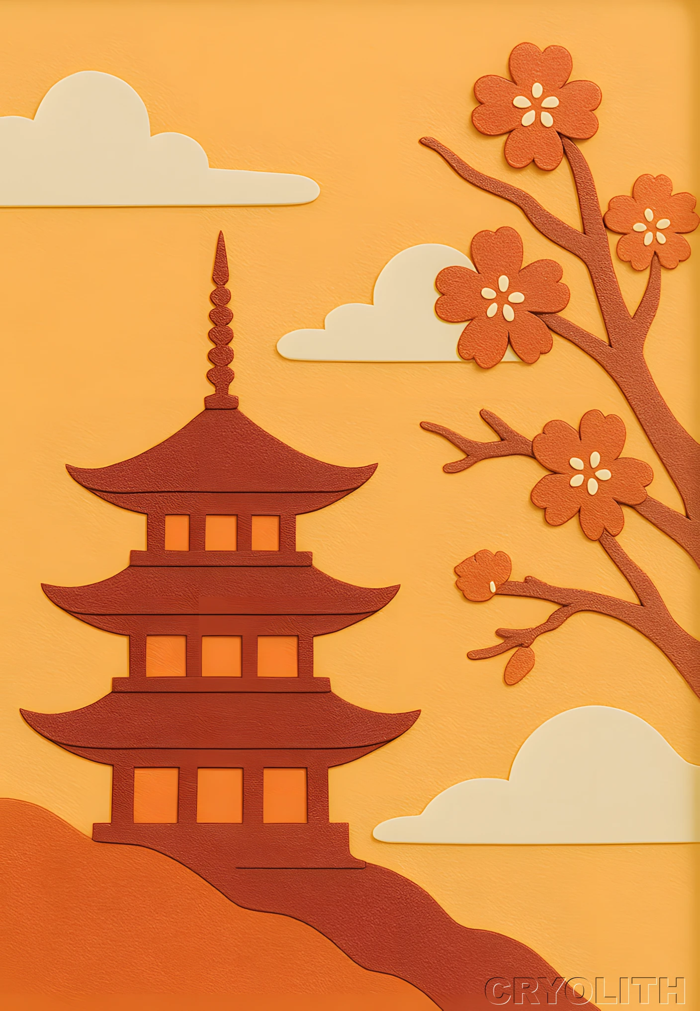 Blossoms At Dusk - Cut of Light artwork by Cryolith