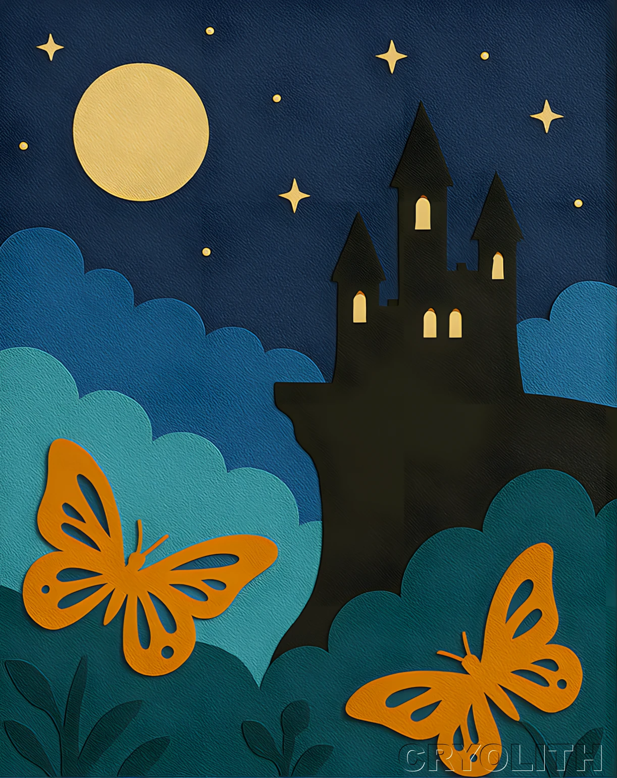 Castle In The Moonlight - Cut of Light artwork by Cryolith