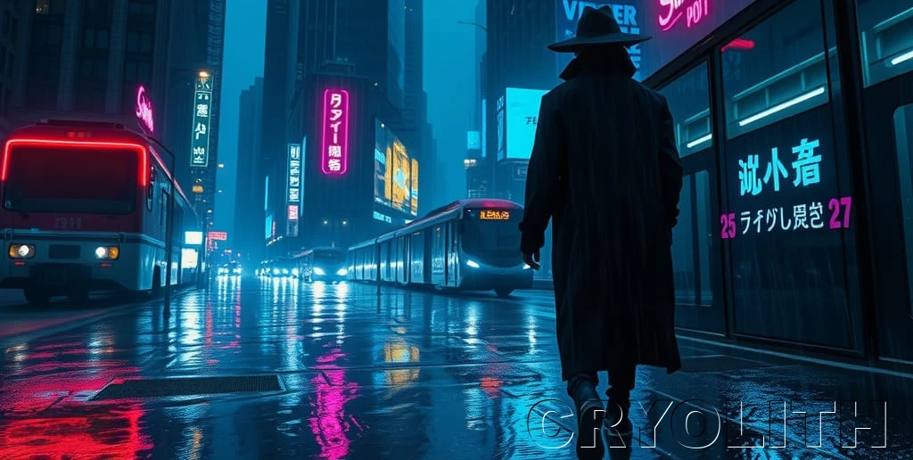 Against the Tide - Neon Shadows artwork by Cryolith