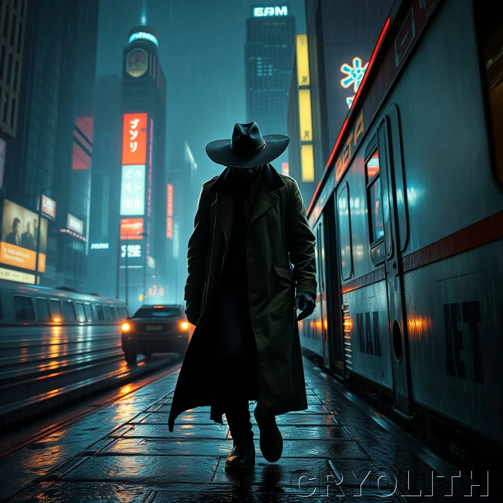 Back in the Game - Neon Shadows artwork by Cryolith