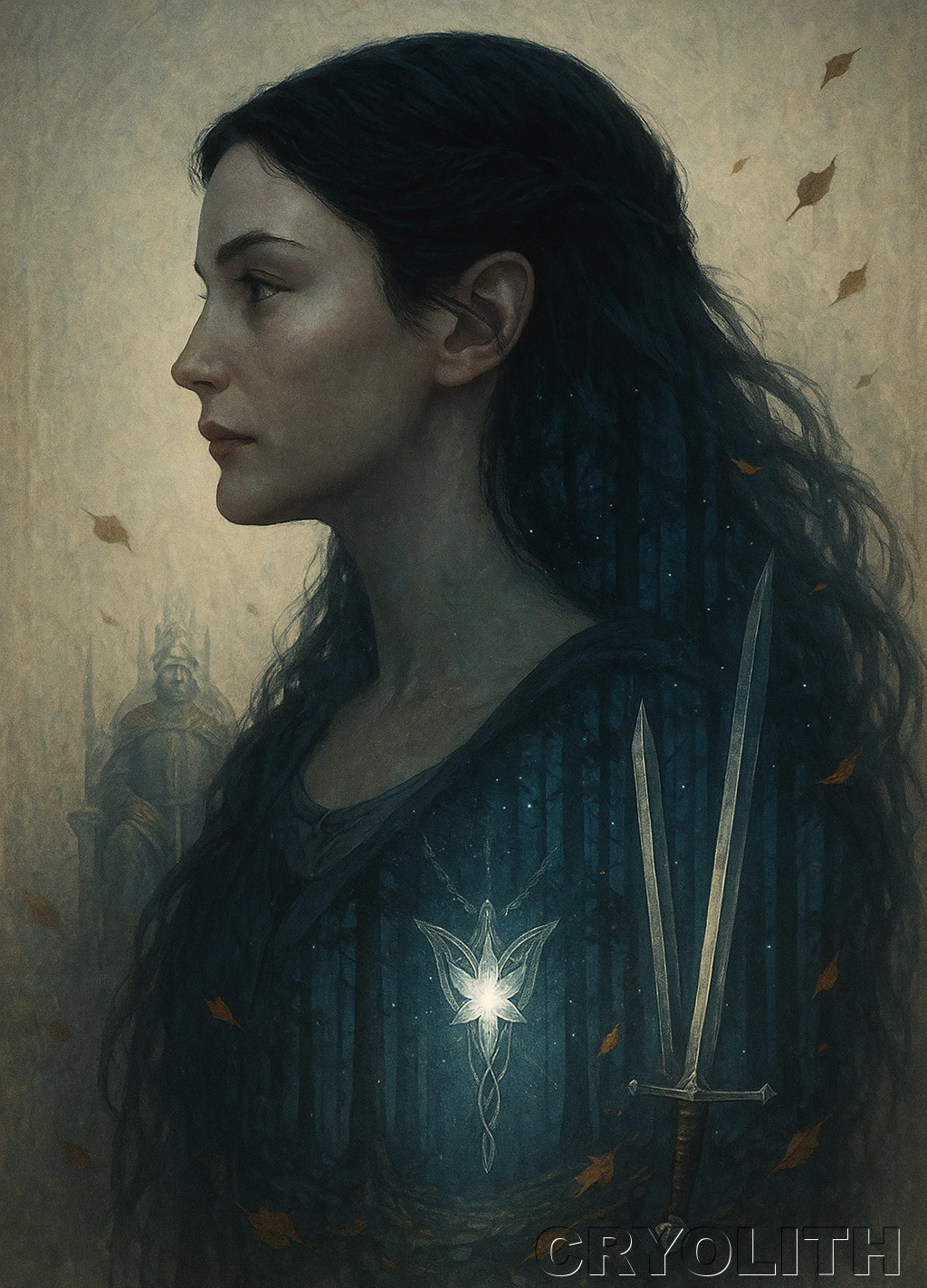 Arwen: Evenstar's Immortal Resolve - Echoes of Pop Culture artwork by Cryolith