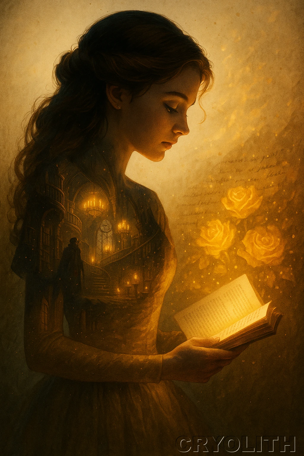Belle's Enchanted Library - Echoes of Pop Culture artwork by Cryolith