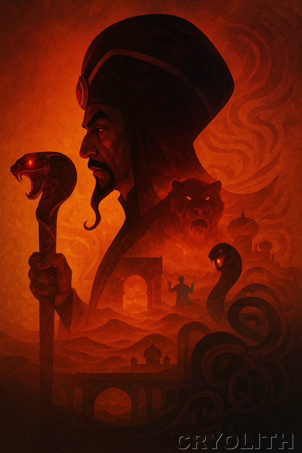 Jafar's Treacherous Empire - Echoes of Pop Culture artwork by Cryolith