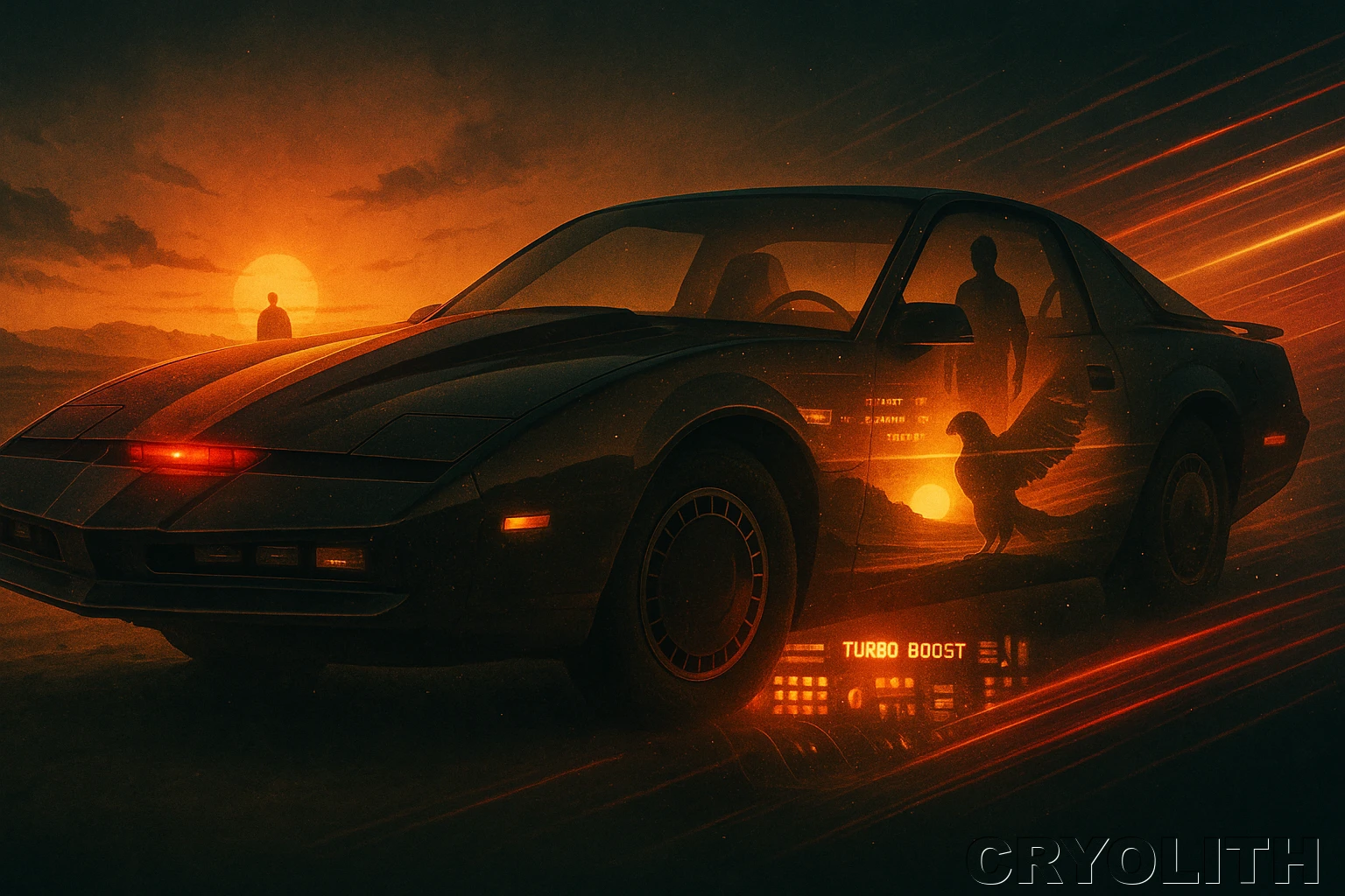 KITT: Knight Industries Two Thousand - Echoes of Pop Culture artwork by Cryolith